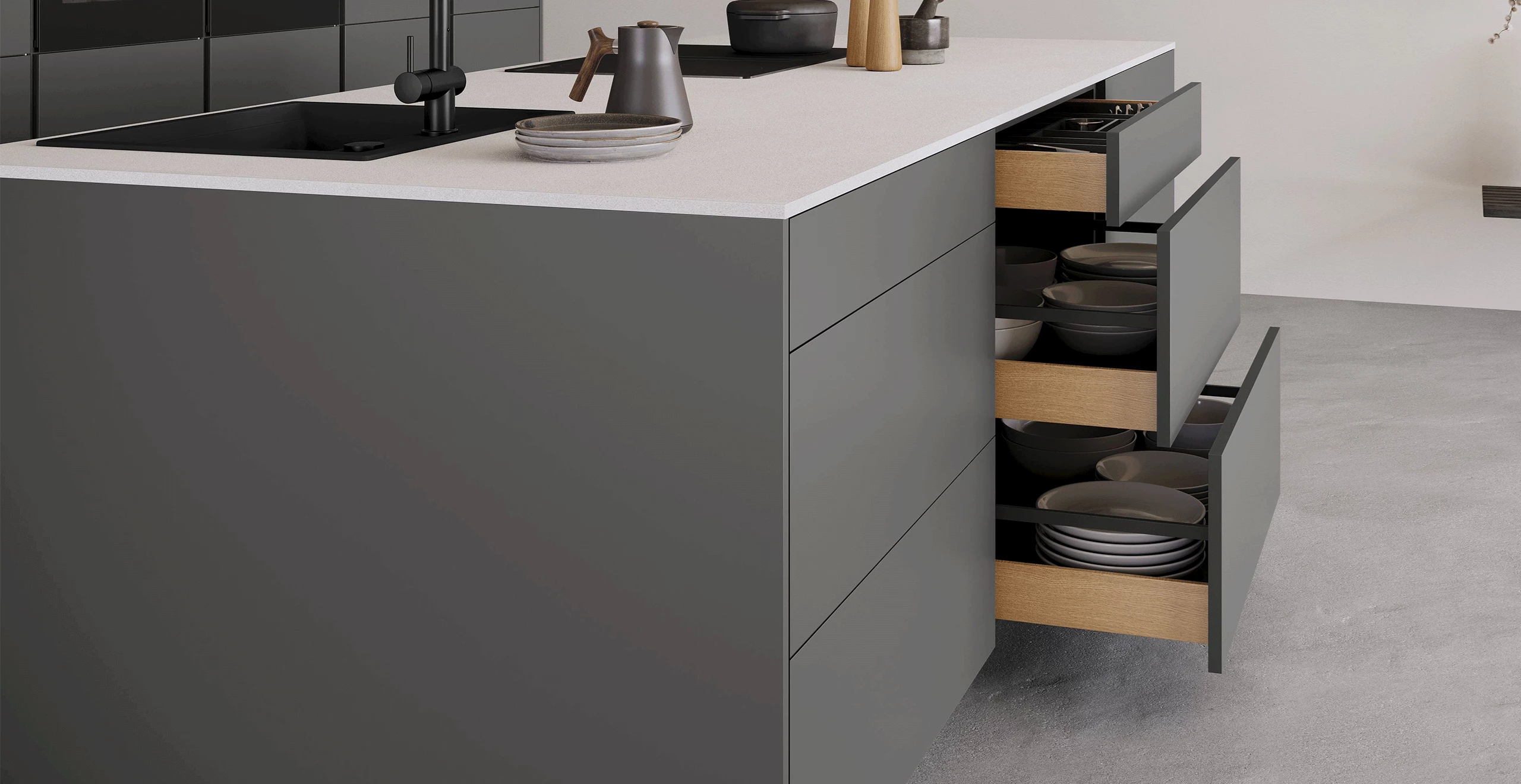 Voordelen designlades keuken