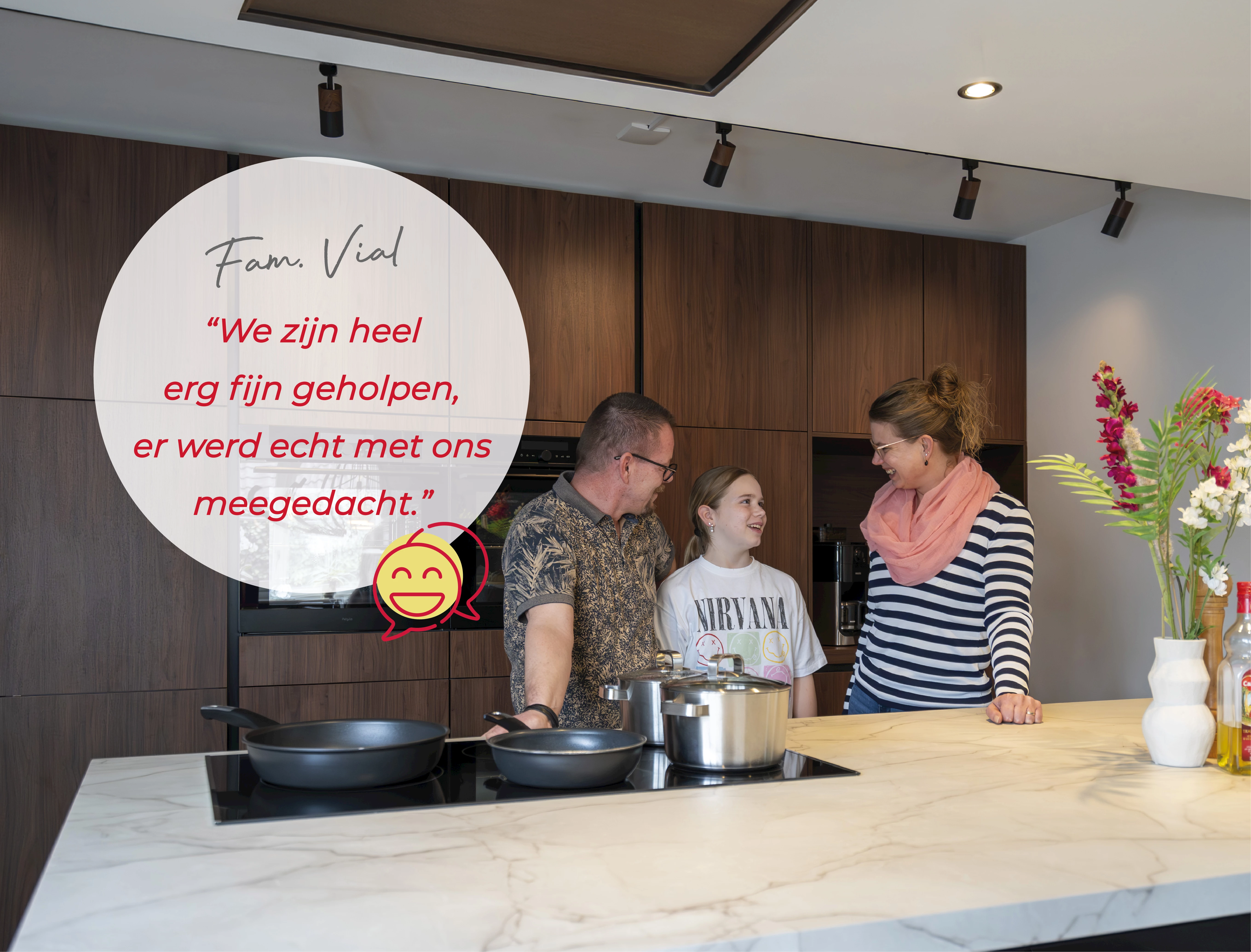Luxe stijlvolle keuken familie Vial