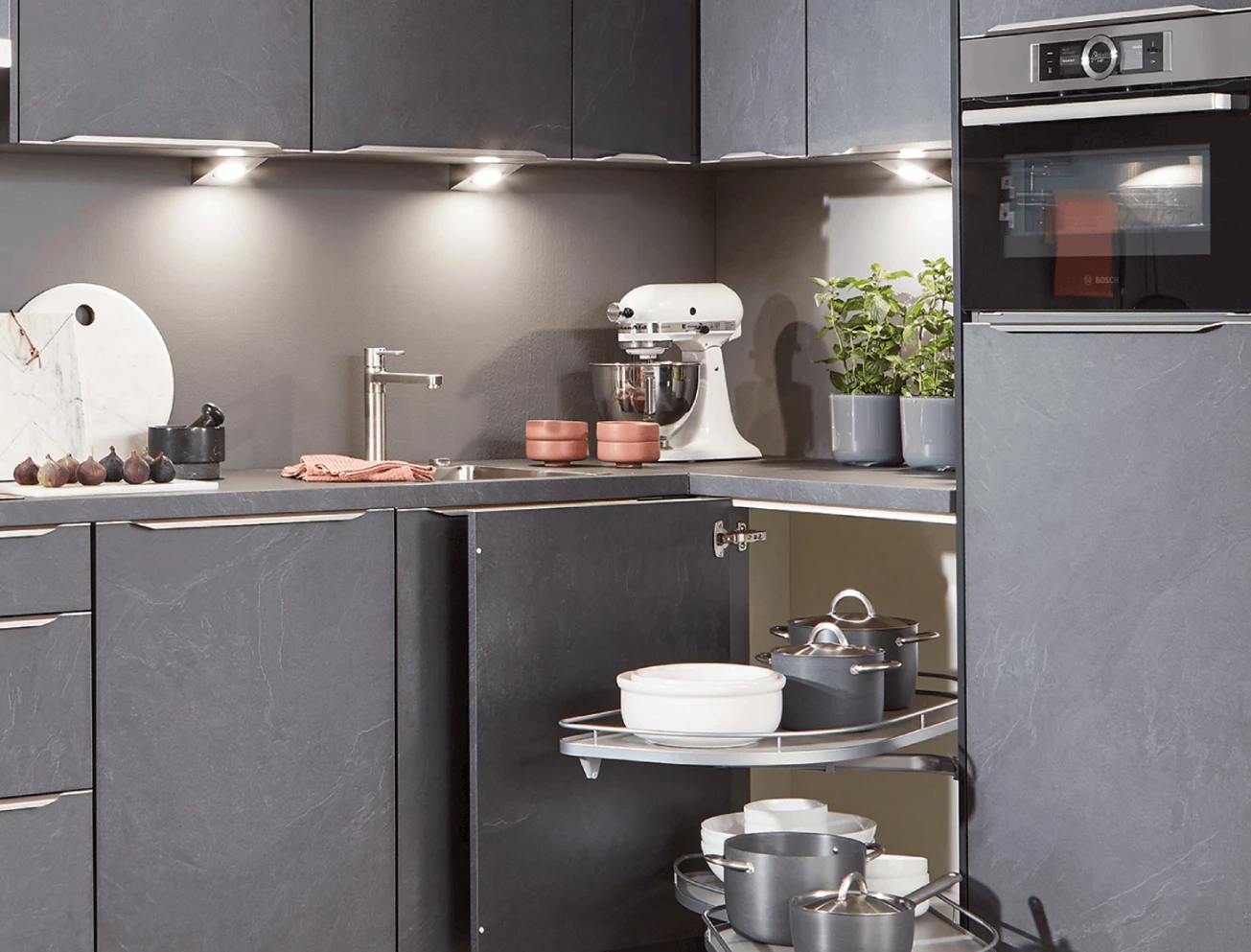 Opbergruimte kleine keuken