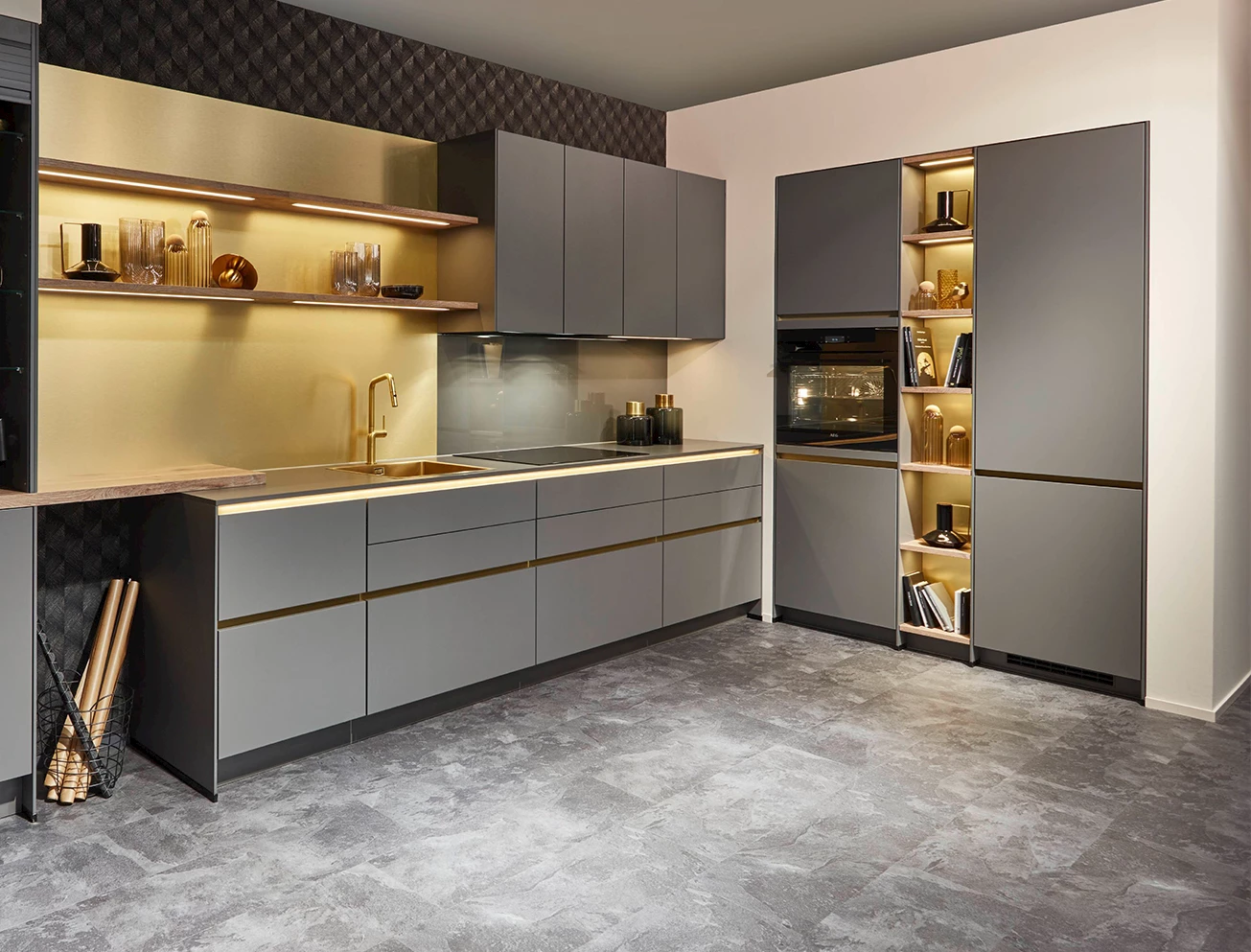 Luxe antraciet keuken