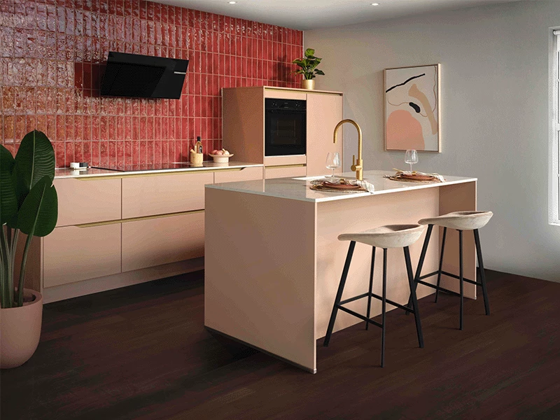 Roze keukentrends 2025