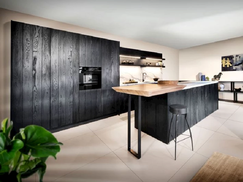 Raw black keukenkasten