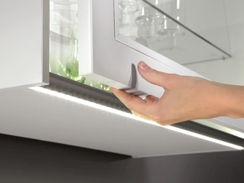 Geiïntegreerde led lichtlijst