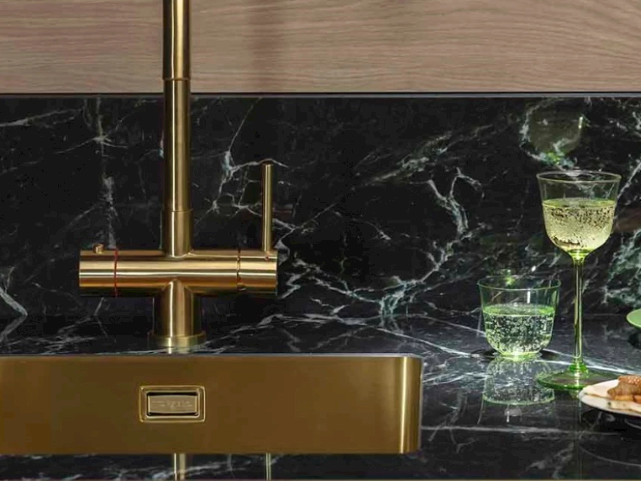 Marmerlook werkblad onderhouden