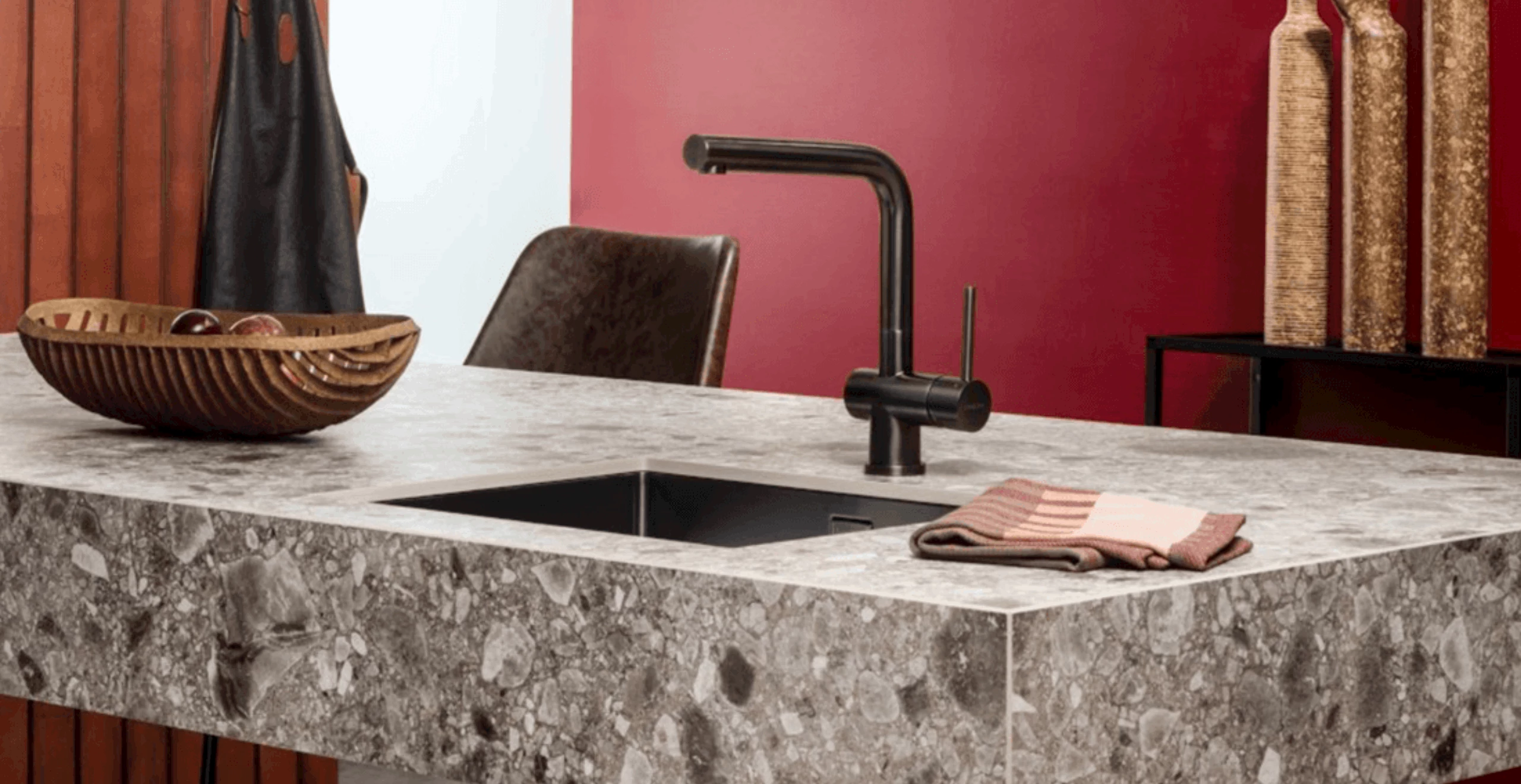 Ideale keukenwerkblad lopen