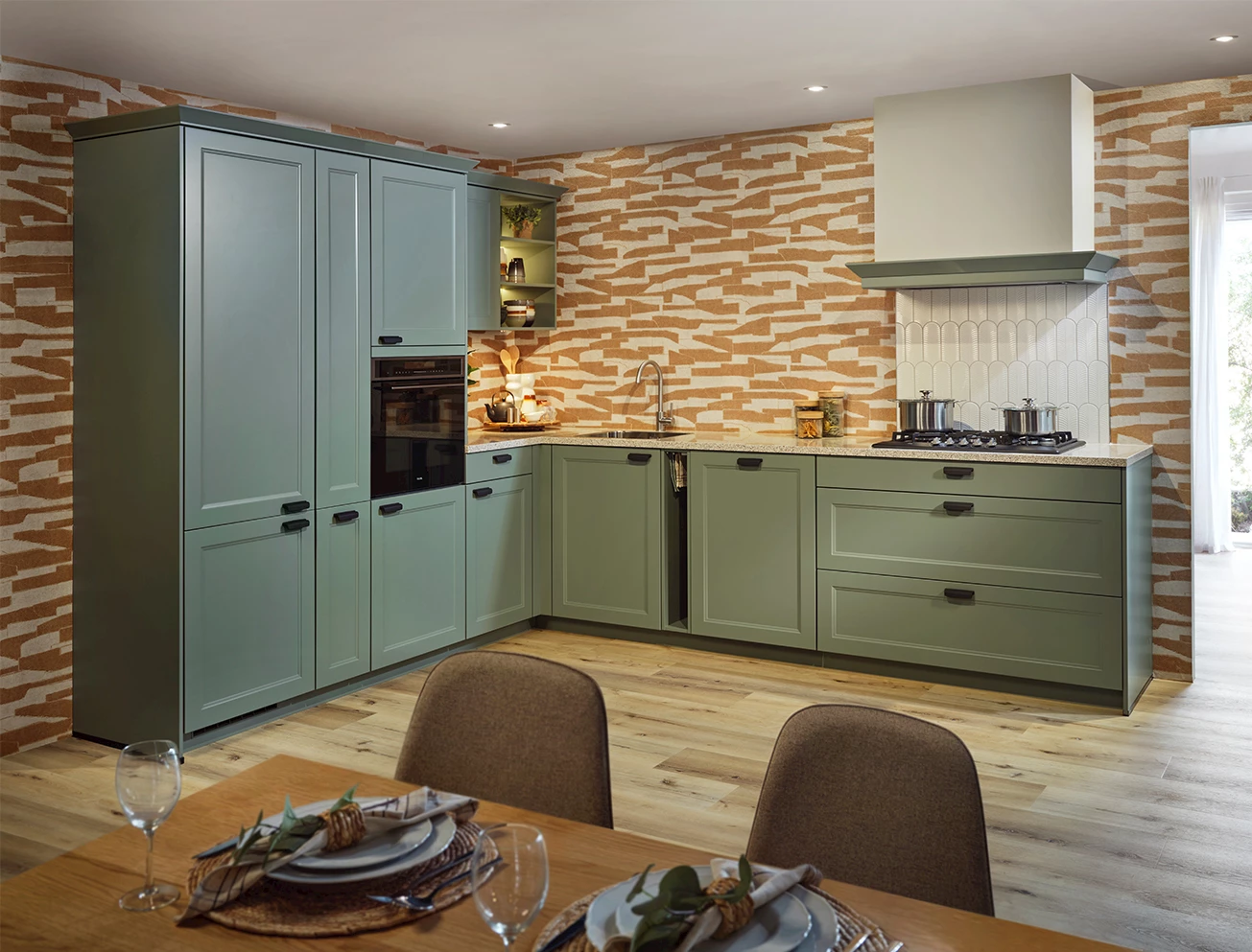 Keukentegels klassieke keuken