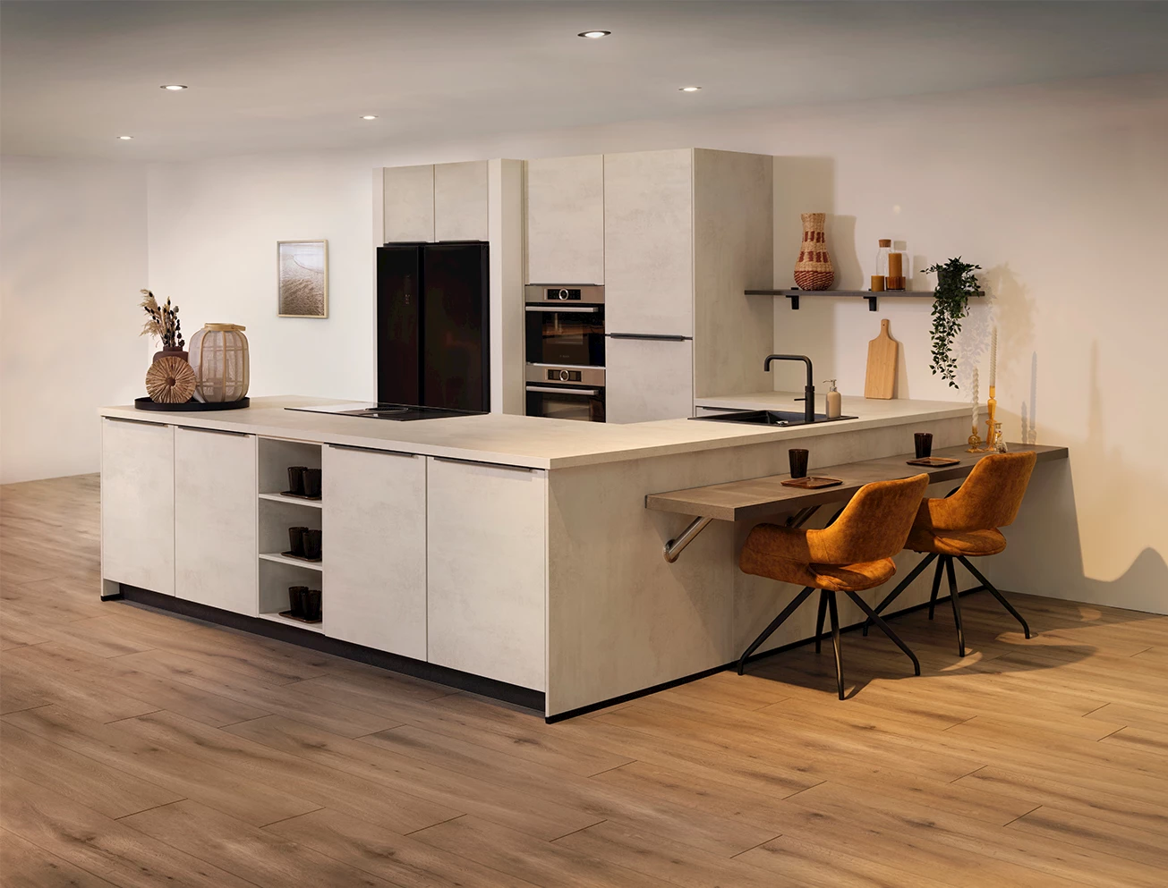 Keukentrends betonlook keuken