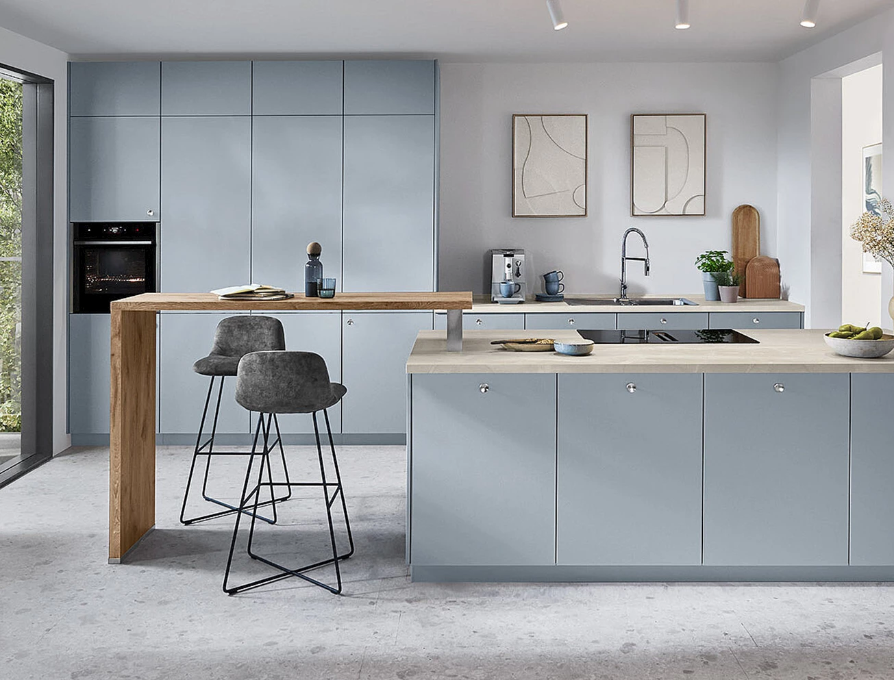 De blauwe keukentrends van 2025