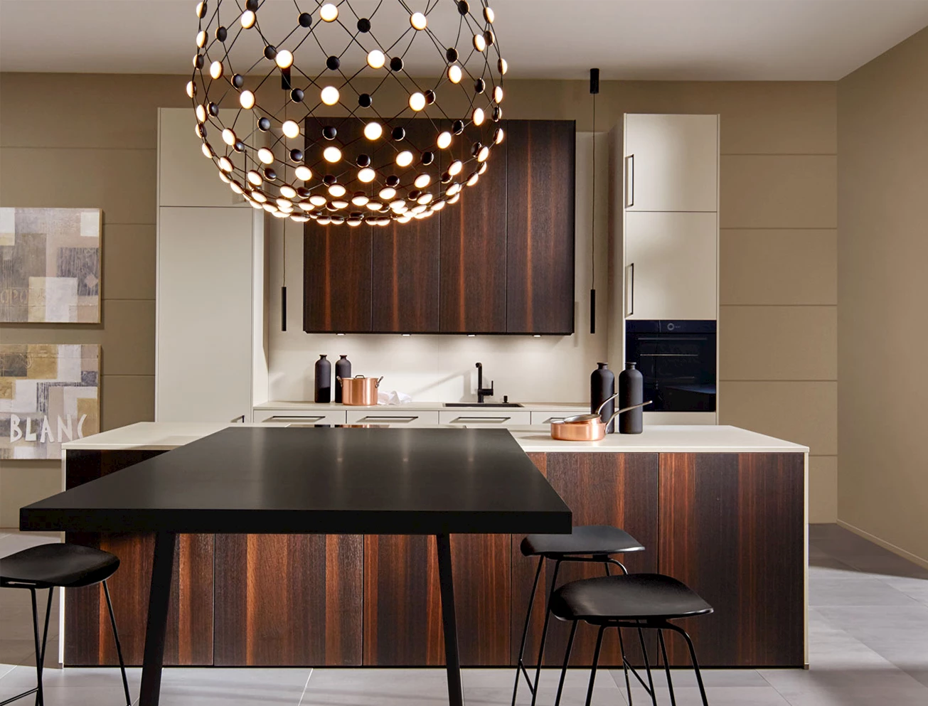 Massief houten keukens