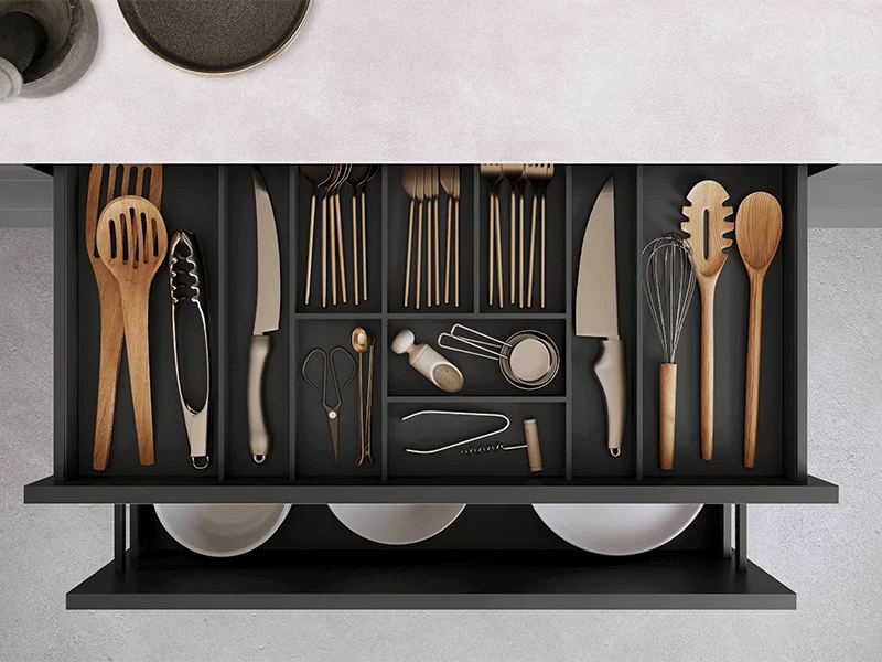 Accessoires designlades keuken