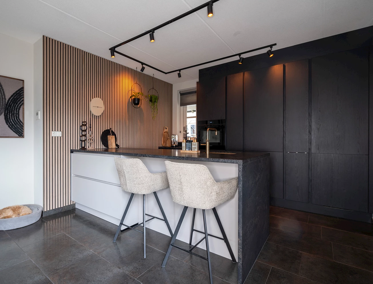 Keukenstijlen kastenwand