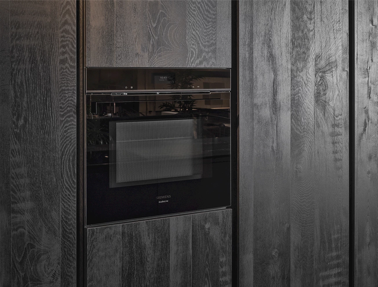 Zwarte keukenapparatuur Siemens