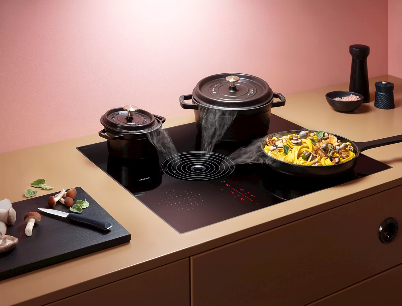 Kookplaat met geïntegreerde afzuiging BORA