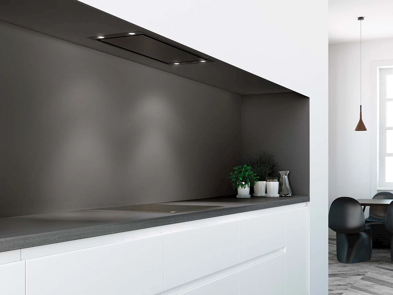 Plafond afzuigkap Novy