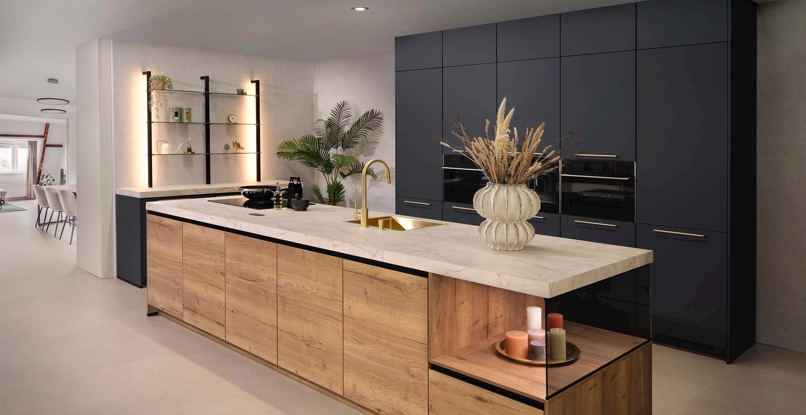 Keukens met kookeiland