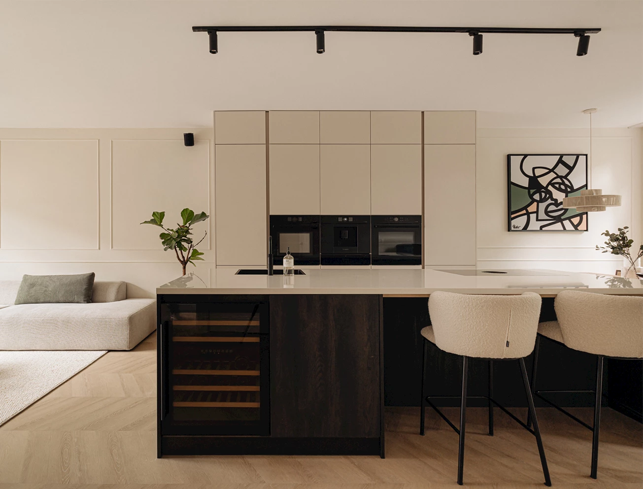 Strakke design keuken