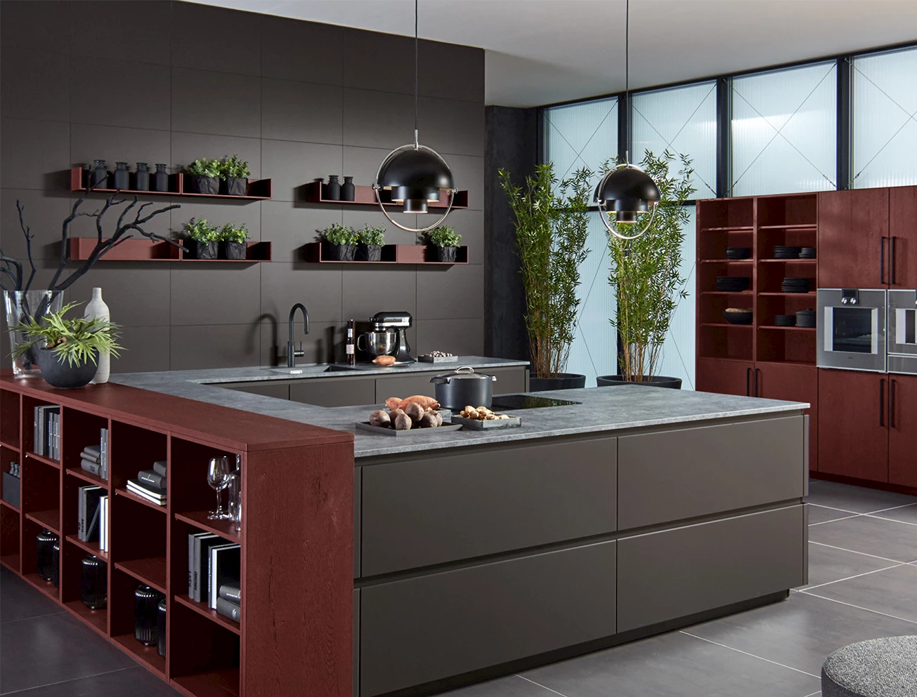 Keukenstijlen antraciet keuken