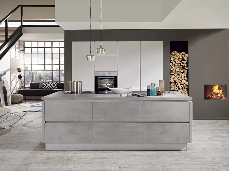 Moderne betonlook keuken