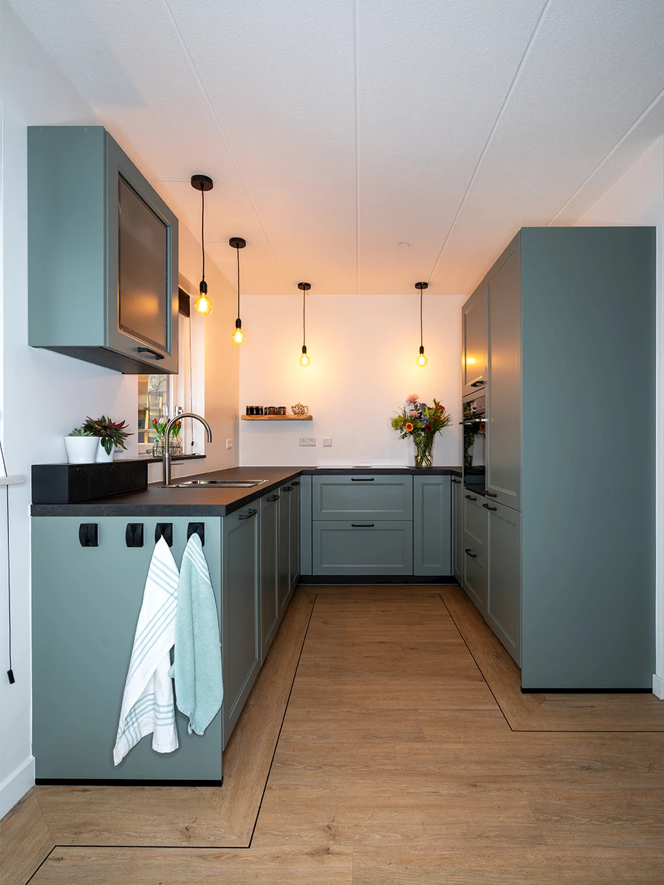 Warme landelijke keuken